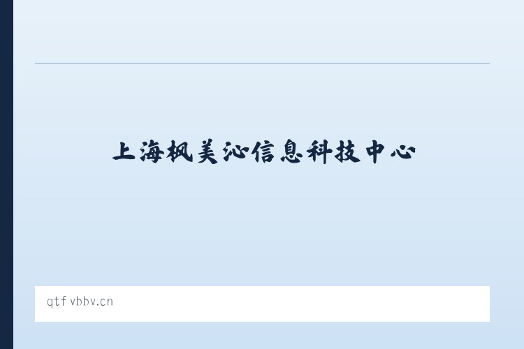 上海枫美沁信息科技中心 列表图